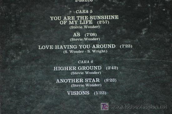 Discos de vinilo: STEVIE WONDER COLLECTION. ESTUCHE DE 4 LPS. - Foto 2