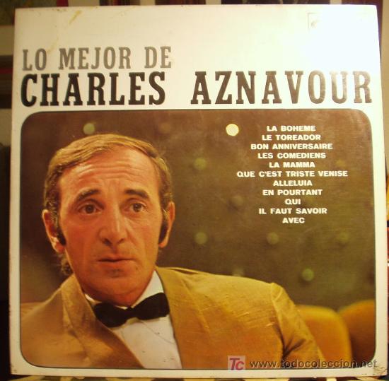 Discos de vinilo: CHARLES AZNAVOUR, LO MEJOR DE - Foto 1