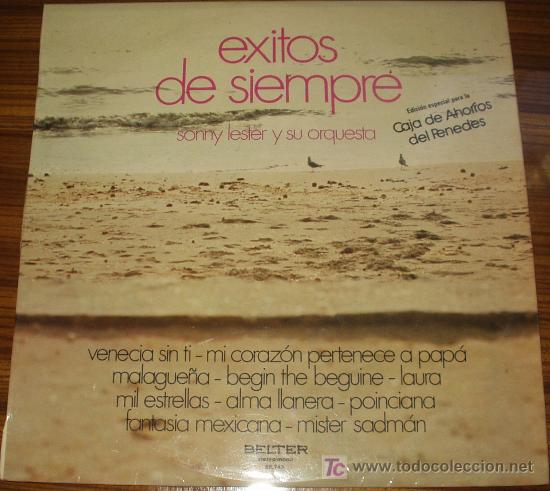 Discos de vinilo: EXITOS DE SIEMPRE - SONNY LESTER Y SU ORQUESTA - Foto 1