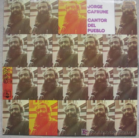 Discos de vinilo: JORGE CAFRUNE - CANTOR DEL PUEBLO - Foto 1