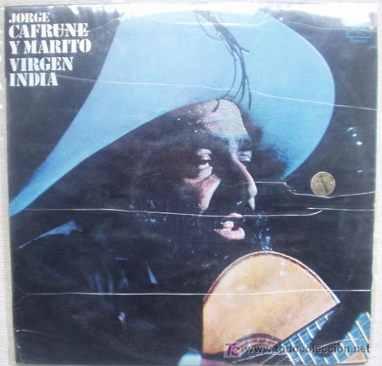 Discos de vinilo: JORGE CAFRUNE Y MARITO - VIRGEN INDIA - Foto 1