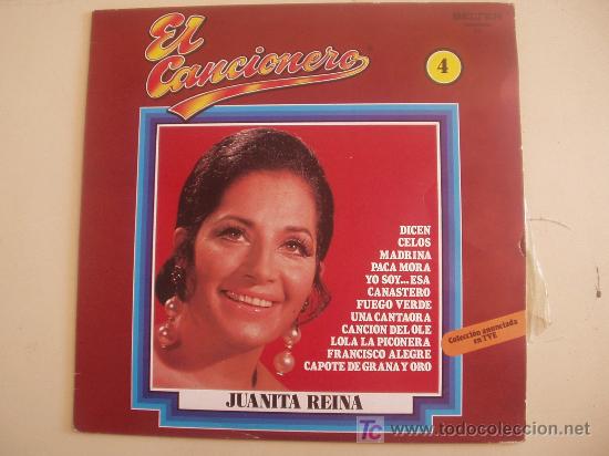 Discos de vinilo: JUANITA REINA - EL CANCIONERO NUMERO 4