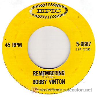 Discos de vinilo: bobby vinton - remembering / tell me why - Foto 1