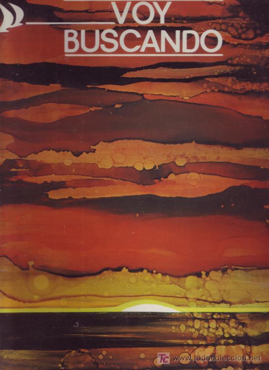 Discos de vinilo: VOY BUSCANDO LP PORTADA DOBLE  LETRA DE CANCIONES  POR LA CORAL DE SAN AGUSTIN DE VALLADOLD