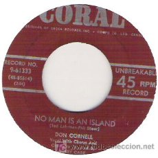 Discos de vinilo: DON CORNELL - NO MAN AN ISLAND / ATHENA. Lote 5730763