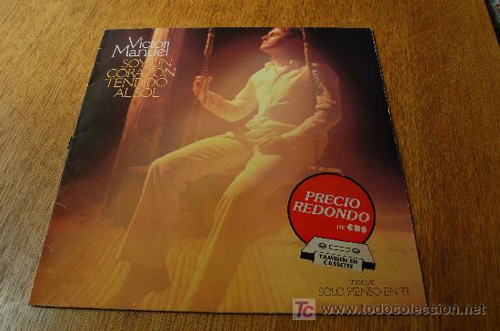 Discos de vinilo: VICTOR MANUEL LP. SOY UN CORAZON TENDIDO AL SOL - Foto 1