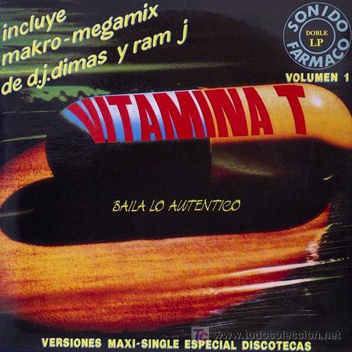 Discos de vinilo: Varios &lsquo;Vitamina T&rsquo; Hoja prom 1992 - Foto 1