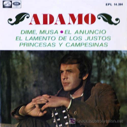 Discos de vinilo: Adamo &lsquo;Dime, musa&rsquo; EMI, 1968 - Foto 1