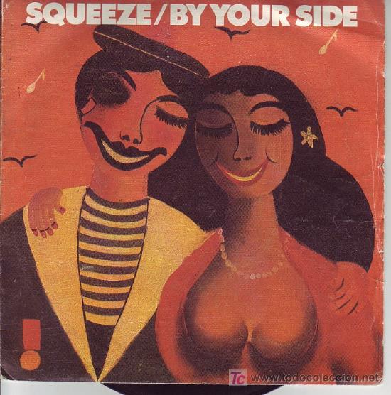 Discos de vinilo: SQUEEZE SINGLE BY YOUR SIDE  1985 SPA AM RECORDS - Foto 1