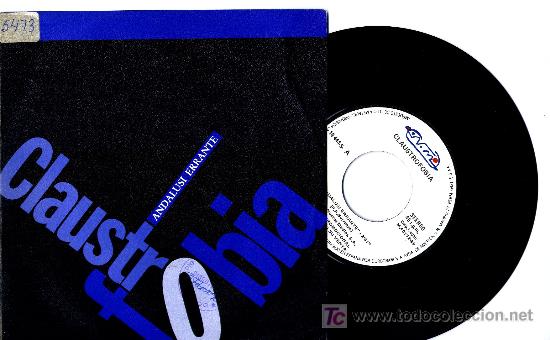 Vinyl records: CLAUSTROFOBIA single promo 89 ENVIO INLCUIDO