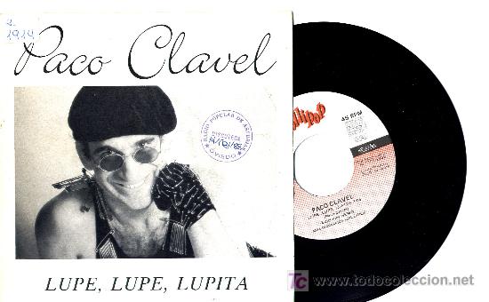 Discos de vinil: PACO CLAVEL  SINGLE PROMO ENVIO INLCUIDO