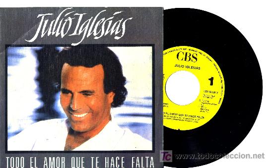Discos de vinilo: JULIO IGLESIAS SINGLE PROMO - Foto 1