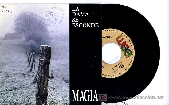 Vinyl records: LA DAMA SE ESCONDE SINGLE PROMO