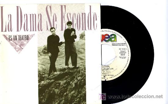 Discos de vinilo: LA DAMA SE ESCONDE SINGLE PROMO - Foto 1