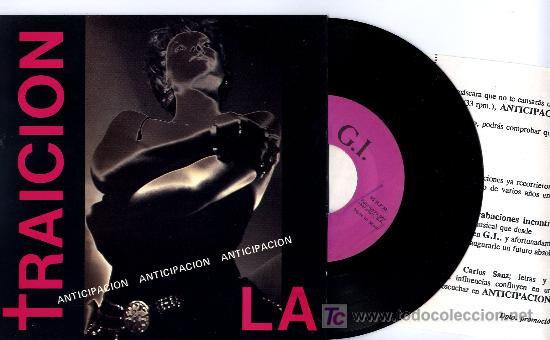 Dischi in vinile: LA TRAICION SINGLE