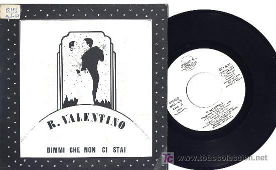 Discos de vinilo: R. VALENTINO single