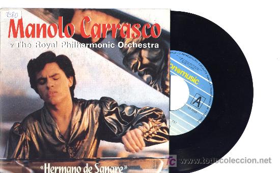 Discos de vinil: MANOLO CARRASCO ROYAL PHILARMONIC ORCHESTRA  single