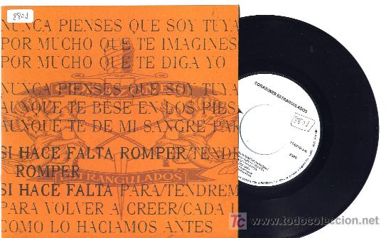 Dischi in vinile: CORAZONES ESTRANGULADOS single  PROMO