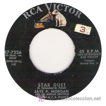 Discos de vinilo: jaype p. morgan - star dust / easy does it - Foto 1