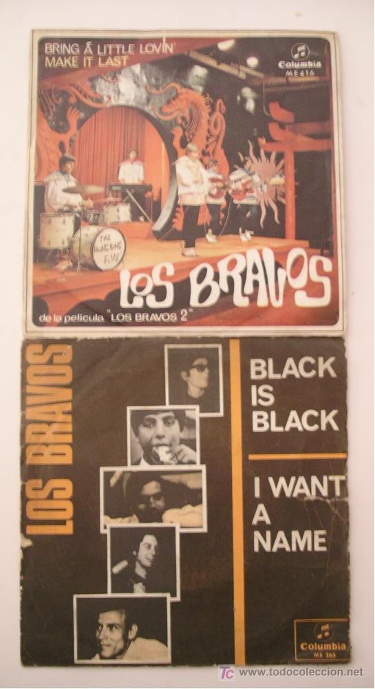 Discos de vinilo: 2 singles Los Bravos - Columbia - Foto 1