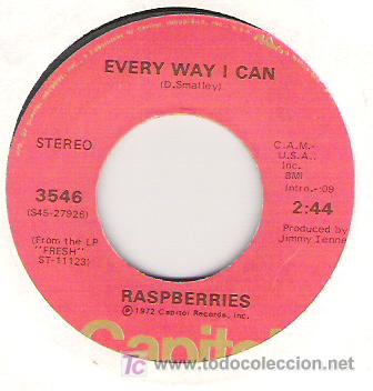 Discos de vinilo: RASPBERRIES - EVERY WAY I CAN LET`S PRETEND -1972 - Foto 1