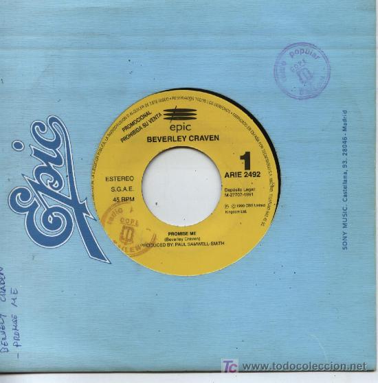 Discos de vinilo: Beverley Craven  -  Promise me - Foto 1