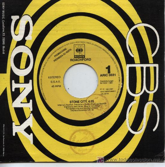 Discos de vinilo: Roachford  -  Stone city - Foto 1