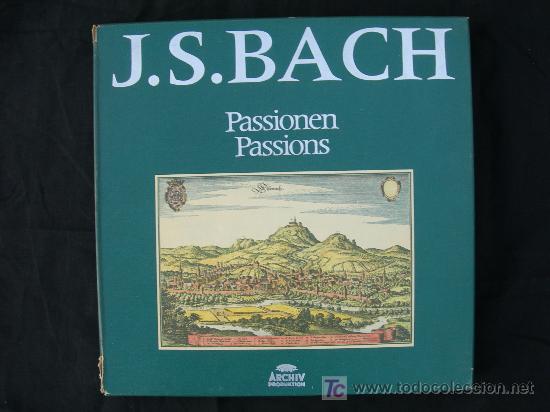 Discos de vinil: J.S.BACH Passionen Passions CAJA CON  7 LP&acute;s