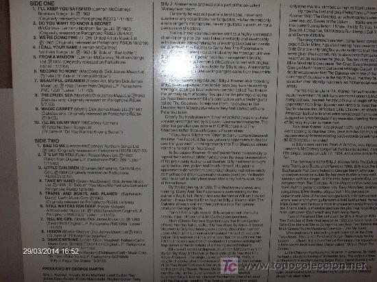 Discos de vinilo: BILLY J.KRAMER WITH THE DAKOTAS ---- LISTEN - Foto 2