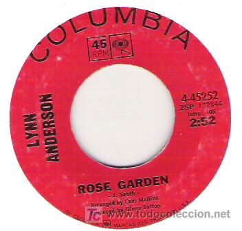 Discos de vinilo: LYNN ANDERSON ROSE GARDEN / NOTHING BETWEEN US - Foto 1