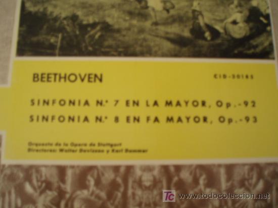 Discos de vinilo: LP  BEETHOVEN. Sinfonias - Foto 2