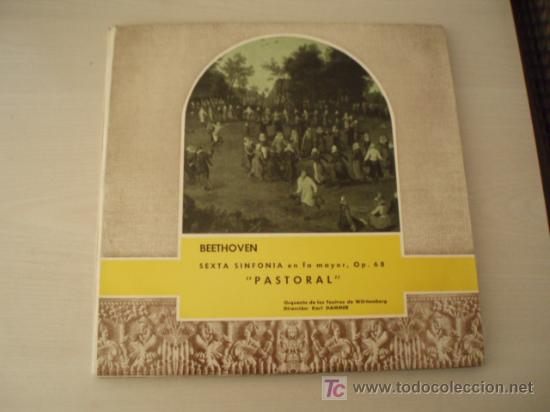 Discos de vinilo: LP  BEETHOVEN. Pastoral. A&ntilde;o 1959 - Foto 1
