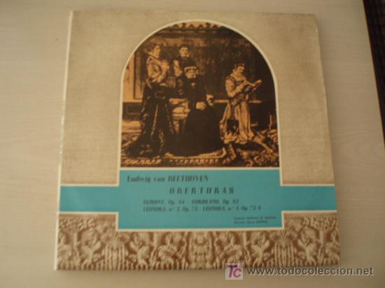Discos de vinilo: LP  BEETHOVEN. Oberturas. A&ntilde;o 1961 - Foto 1