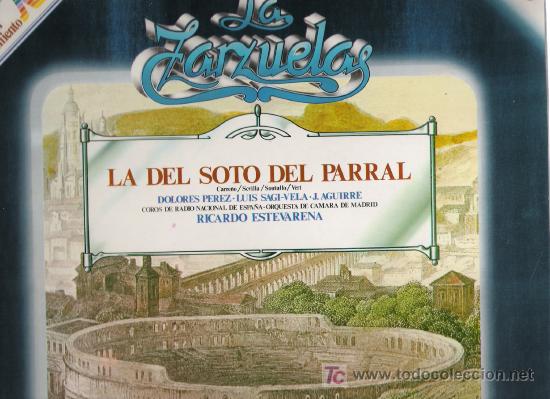 Discos de vinilo: ZARZUELA  LA DEL SOTO DEL PARRAL - Foto 1