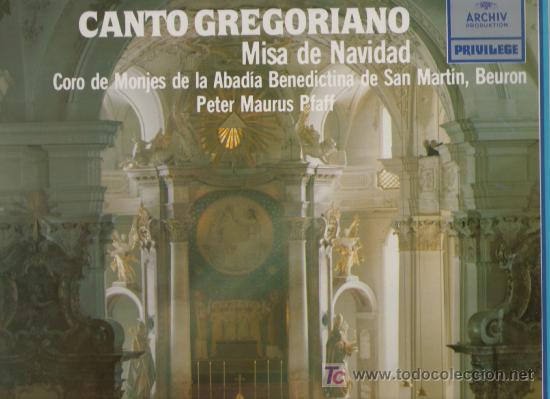 Discos de vinilo: CANTO GREGORIANO    MISA DE NAVIDAD - Foto 1