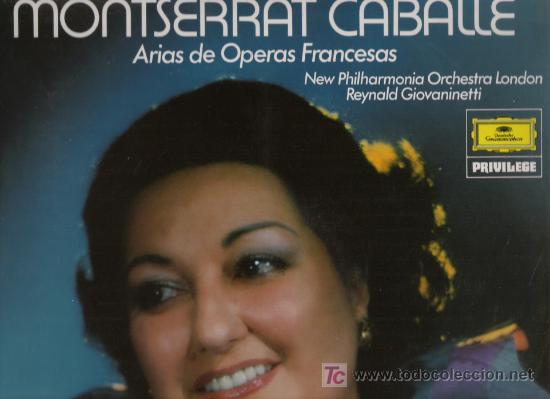 Discos de vinilo: MONTSERRAT  CABALLE   ARIAS DE OPERA   FRANCESAS - Foto 1