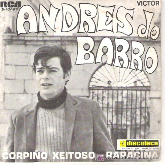 Discos de vinilo: andres do barro - corpi&ntilde;o exitoso / rapaci&ntilde;a -1970 - Foto 1