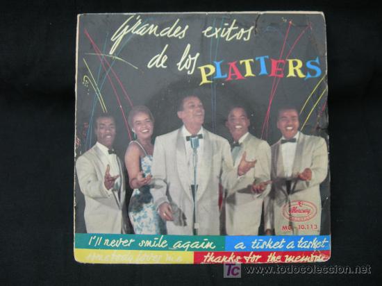 Discos de vinilo: THE PLATTERS EP A&Ntilde;O 1959 - Foto 1