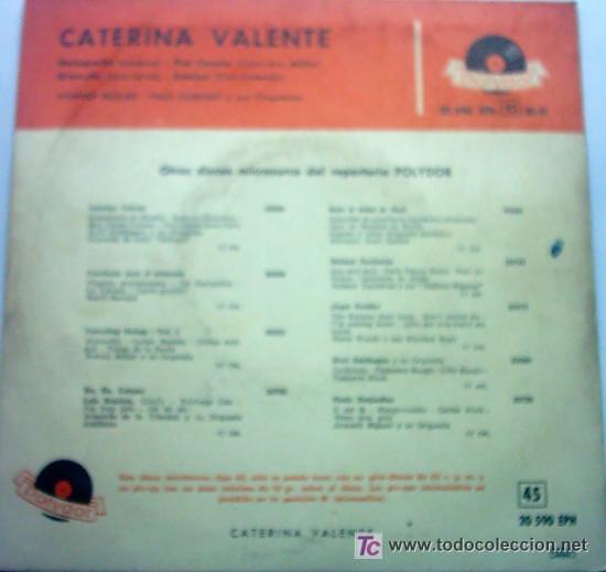 Discos de vinilo: CATERINA  VALENTE - Foto 2