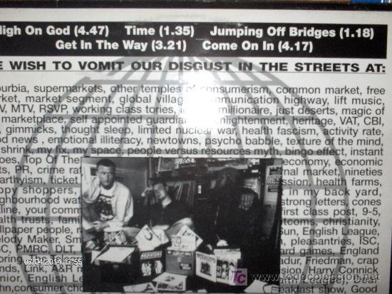 Discos de vinilo: ERASE TODAY ---- THE VELOCITY TO CONNECT    MAXI - Foto 2