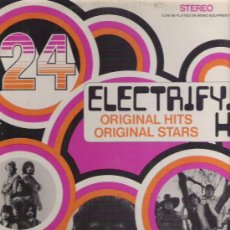 Discos de vinilo: ELECTRIFYING HITS - 24 ORIGINAL HITS / ORIGINAL STARS. Lote 19438856