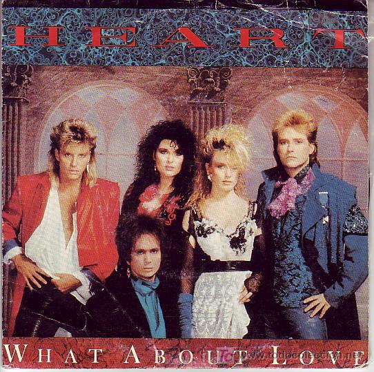 Vinyl-Schallplatten: HEART SINFGLE WHAT ABOUT LOVE-EL CORAZON DE LA OSCURIDAD SINGLE 1985 CAPITOL SPA