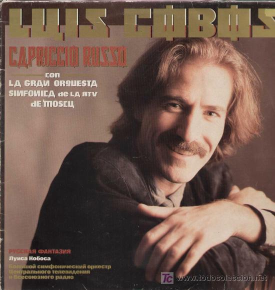 Discos de vinilo: LUIS COBOS / Capriccio Russo (LP CBS de 1986) - Foto 1