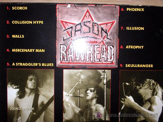 Discos de vinilo: JASON RAWHEAD ----- COLLISION HYPE - Foto 2