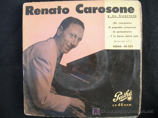 Discos de vinilo: RENATO CAROSONE Y SU CUARTETO  &iexcl;EH, COMPADRE&iexcl; - Foto 1
