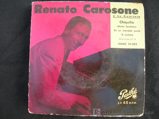 Discos de vinilo: RENATO CAROSONE Y SU CUARTETO  CHIQUILLO - Foto 1