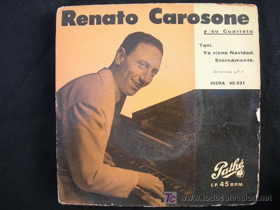 Discos de vinilo: RENATO CAROSONE Y SU CUARTETO  TANI - Foto 1