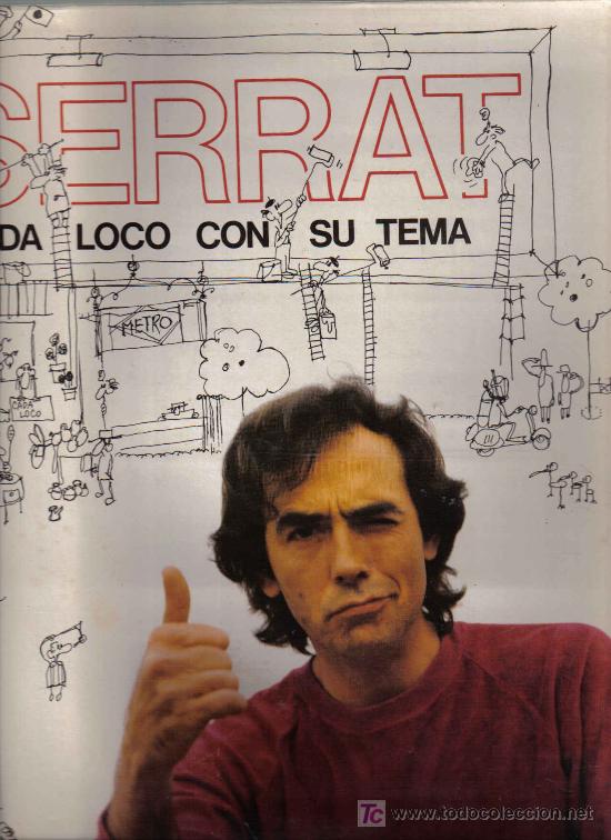 Discos de vinilo: LP JOAN MANUEL SERRAT - CADA LOCO CON SU TEMA - Foto 1