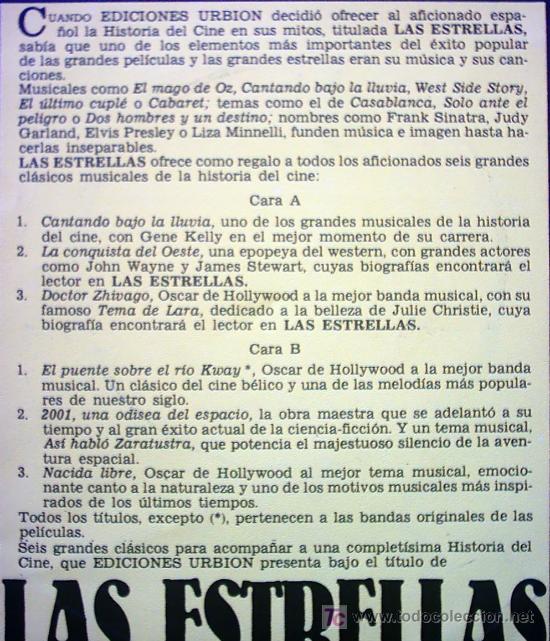 Discos de vinilo: CANTANDO BAJO LA LLUVIA - Foto 2