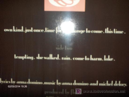 Discos de vinilo: ANNA DOMINO ------ THIS TIME - Foto 2